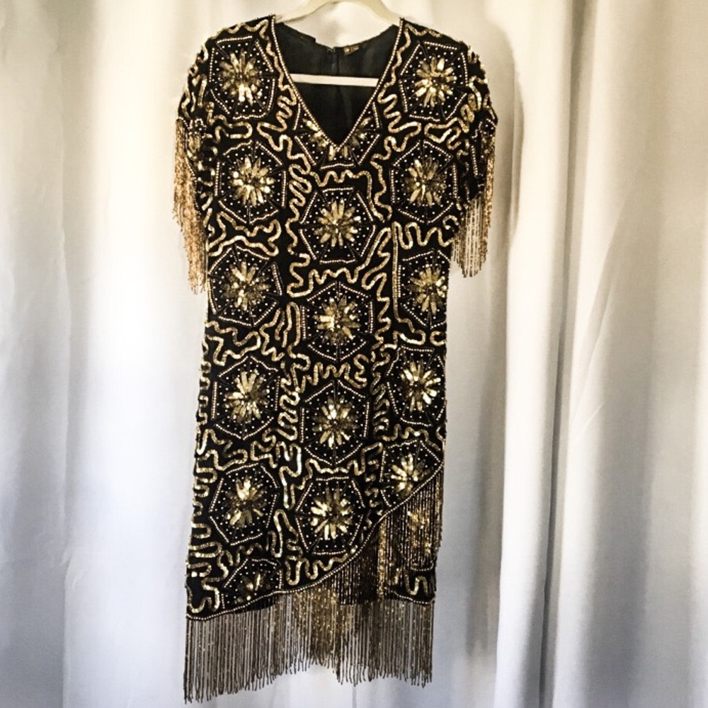 Vintage ‘80s Great Gatsby Flapper Dress